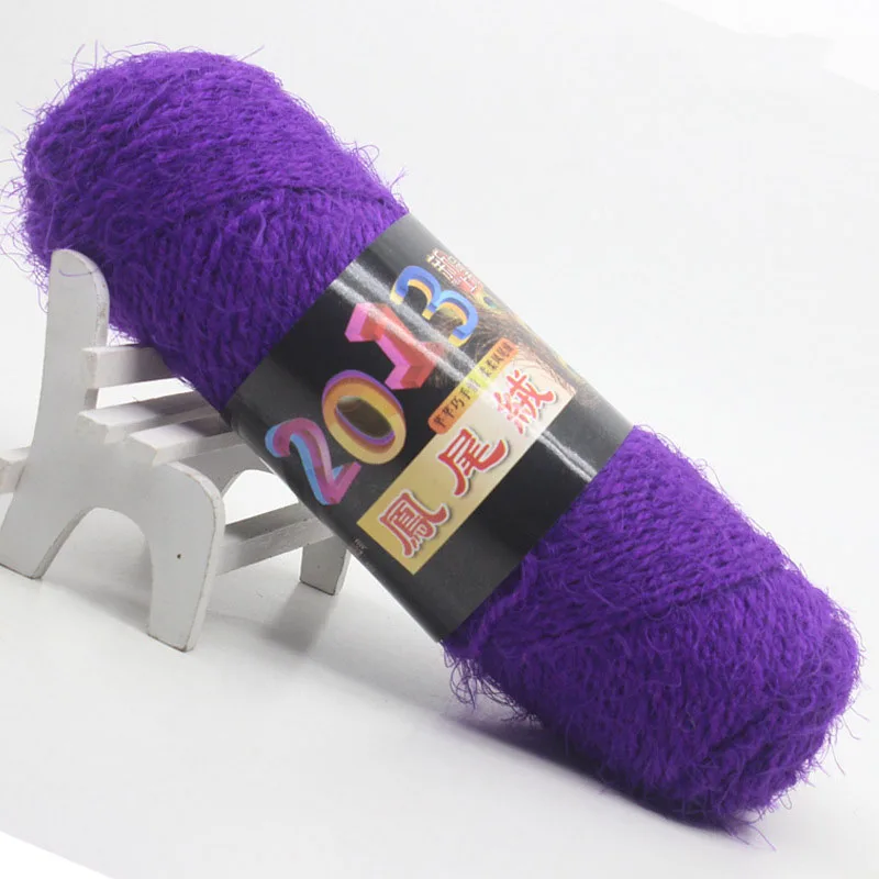 1 шт. = 80 г двухсторонняя длинная пряжа из мягкого норкового кашемира ручная вязка