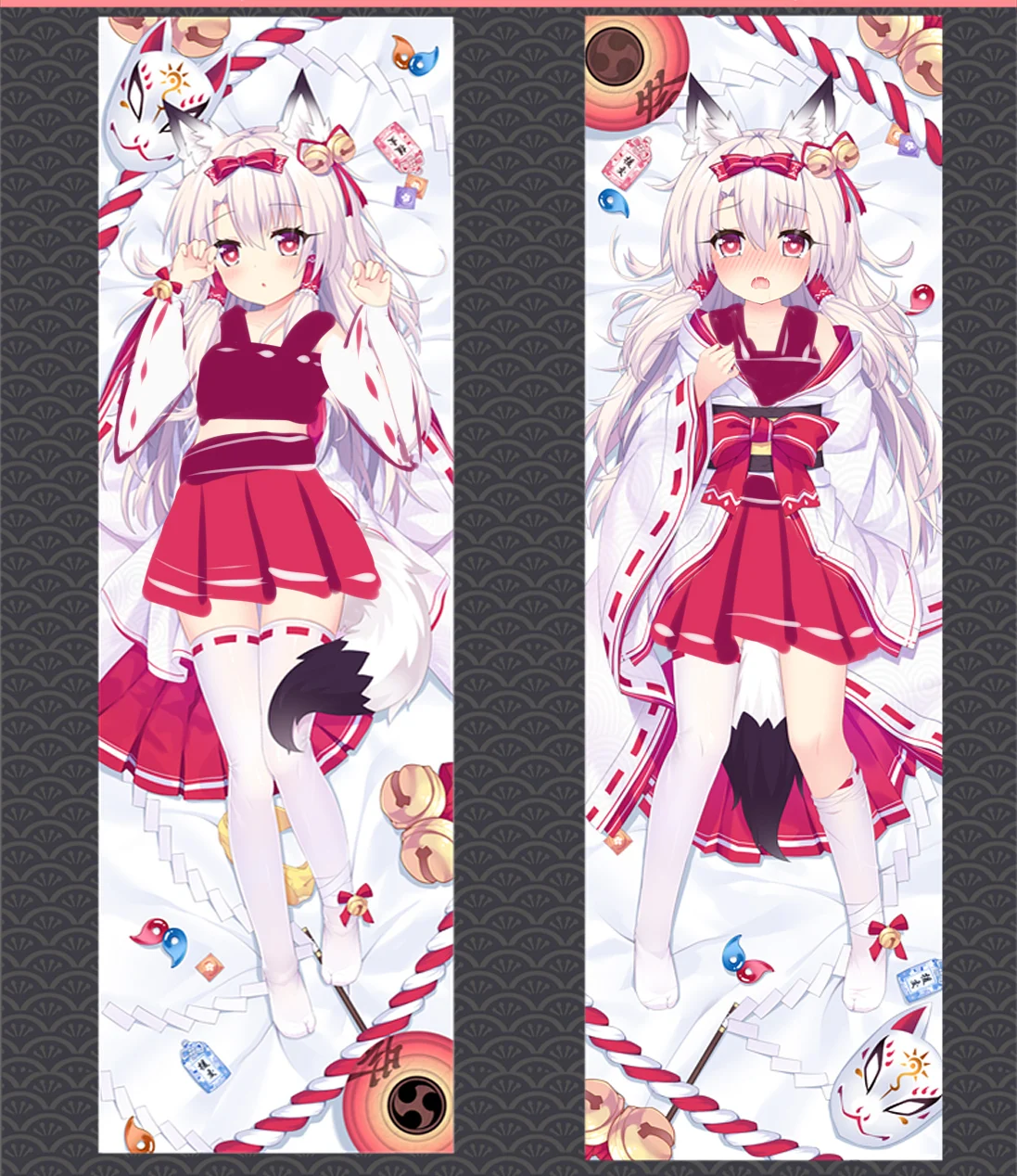 

Fate/kaleid liner Illyasviel von Einzbern Cartoon Dakimakura Hugging Body Pillow Case Otaku Pillow Long Cushion Cover Cosplay