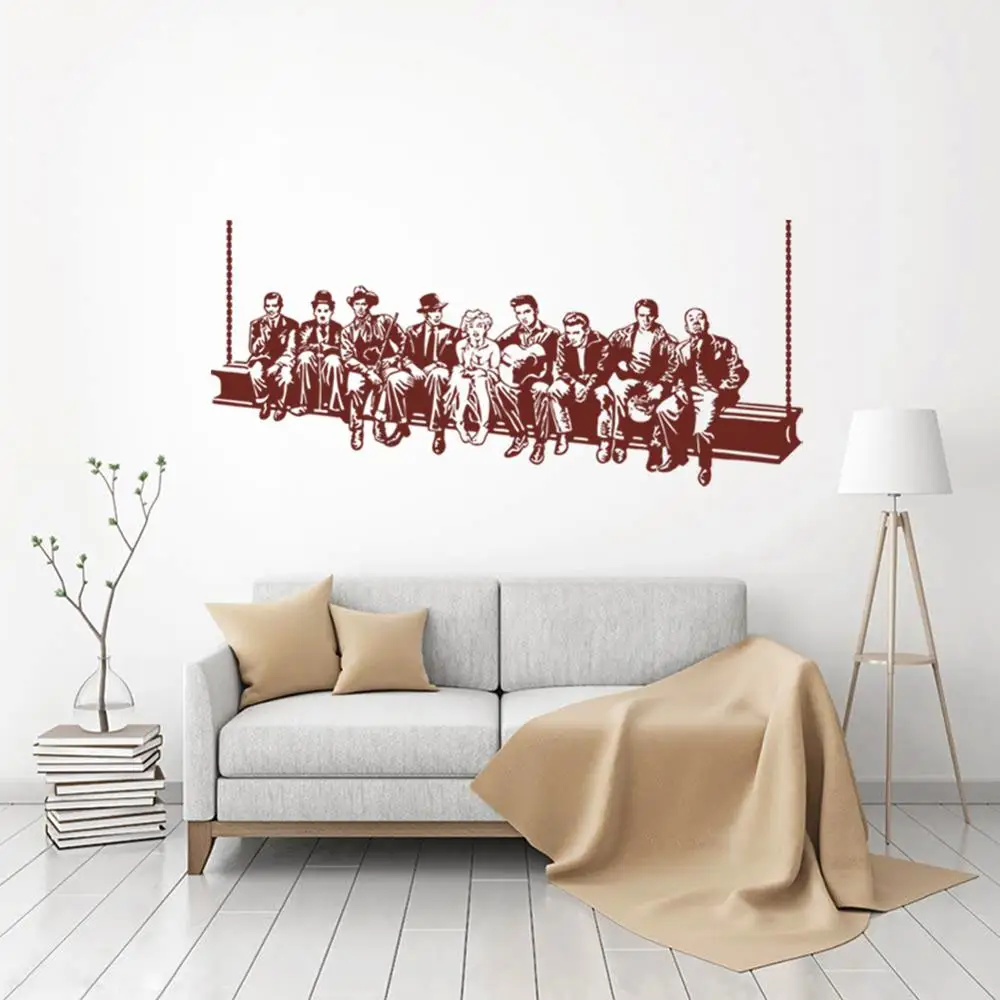 Виниловые наклейки на стену Голливуд луч | Дом и сад