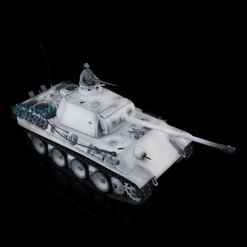 Heng Long 1/16 Snow 6 0 пластиковая немецкая пантера G RTR RC Танк 3879 стальная коробка передач