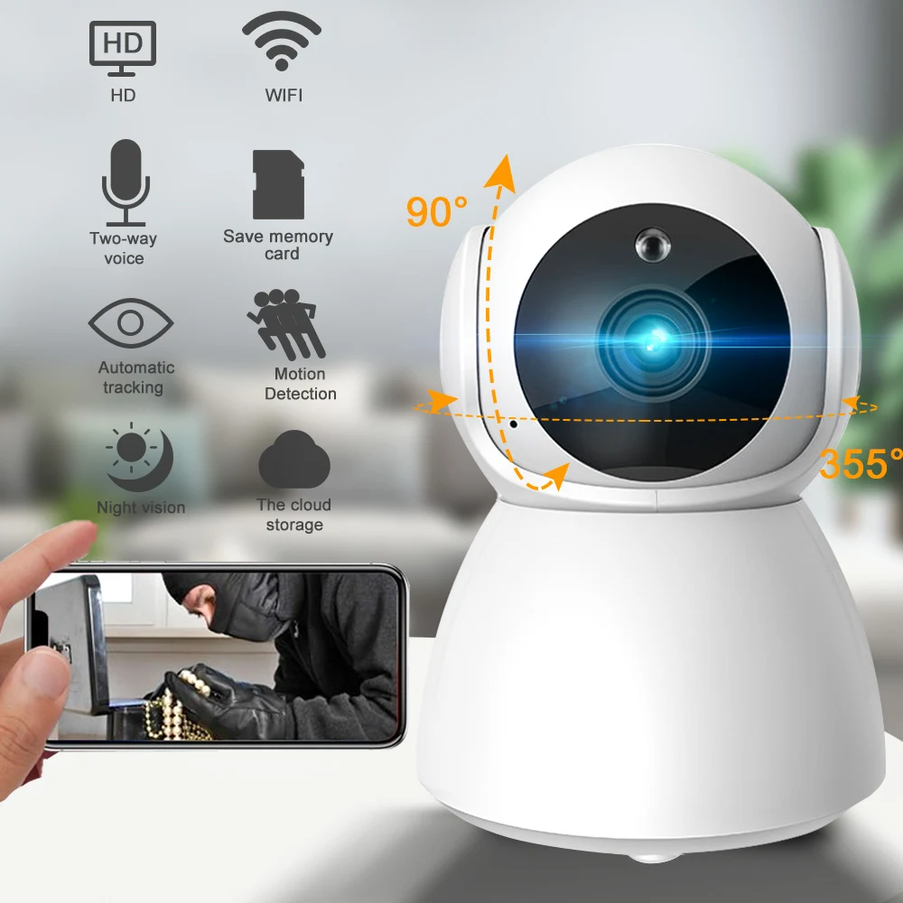 Ip-камера 1080P 720 P камера безопасности Wi-Fi беспроводная видеонаблюдения с видеком