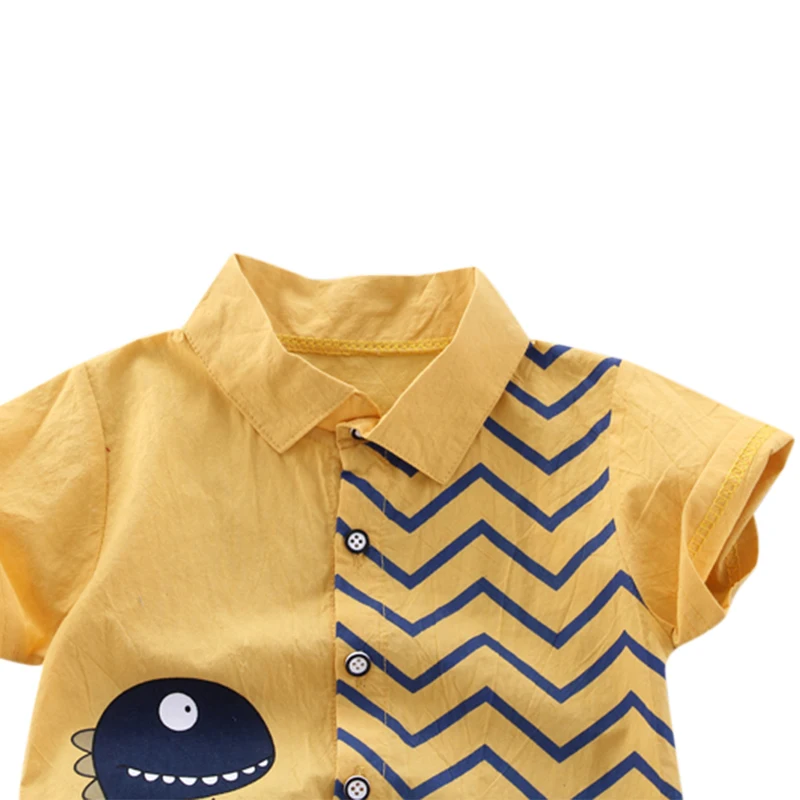 Baywell 1-4 Years Summer Toddler Baby Boy Cartoon Shark Gentleman Shirt Clothes Set Short Sleeve Tops Shorts Outfits Set 3 Baywell 1-4 Years Summer Toddler Baby Boy Cartoon Shark Gentleman Shirt Clothes Set Short Sleeve Tops Shorts Outfits Set 3