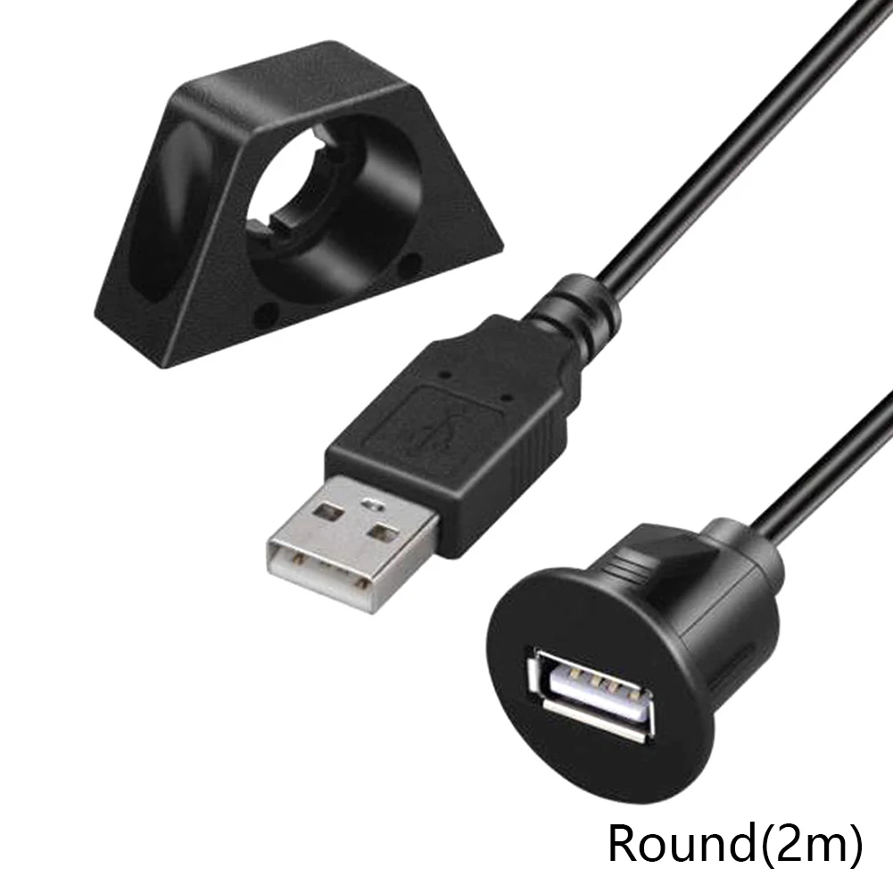 1 м 2 квадратный круглый Автомобильный USB 0 Многофункциональный кабель-удлинитель