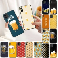 yndfcnb beer soft rubber phone cover for iphone 11 8 7 6 6s plus x xs max 5 5s se 2020 11 12pro max iphone xr case