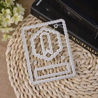 rectangle lace craft stamps and dies metal cutting dies album decoration scrapbooking embossing stencil paper card making