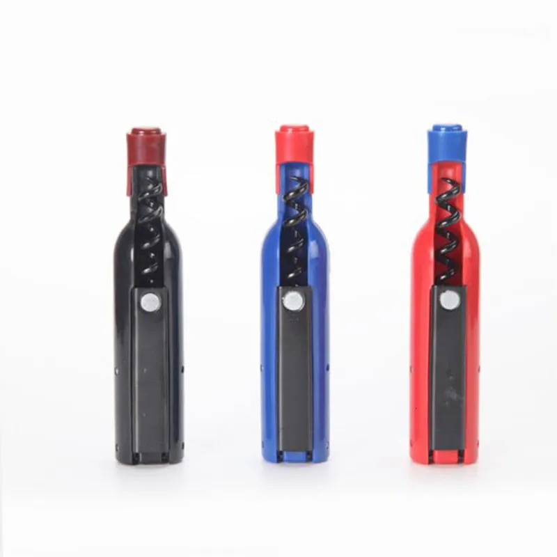 Оригинальная открывалка для красного вина в форме бутылки из нержавеющей стали с