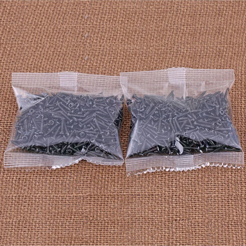 

GuHua Black Philip's Round Head Self Tapping Small Screws PA Cross Pan Head Tapping screws Electronic Mini Screw M1-M2 1000pcs