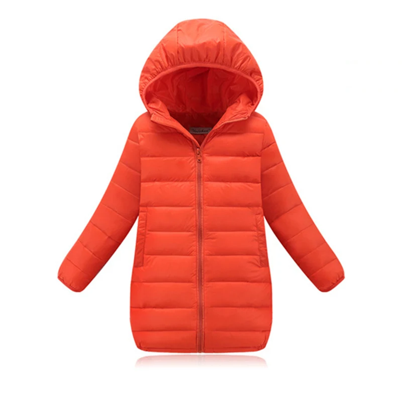 Новинка брендовые Детские пуховики пальто с хлопковой подкладкой для девочек