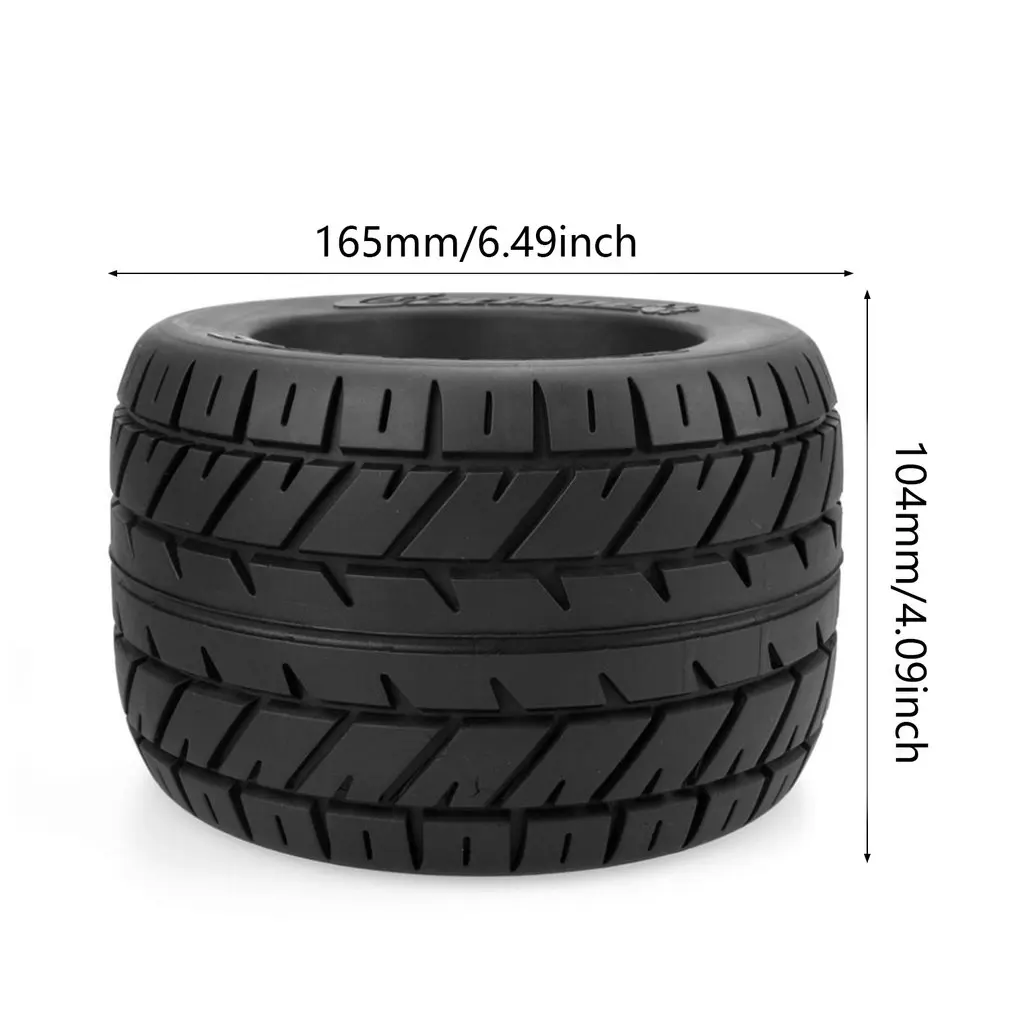

4pcs 1/8 Monster Truck Wheels Rim Tire Set 17mm Hub Hex For 1/8 Monster Truck Fine Workmanship Good Performance