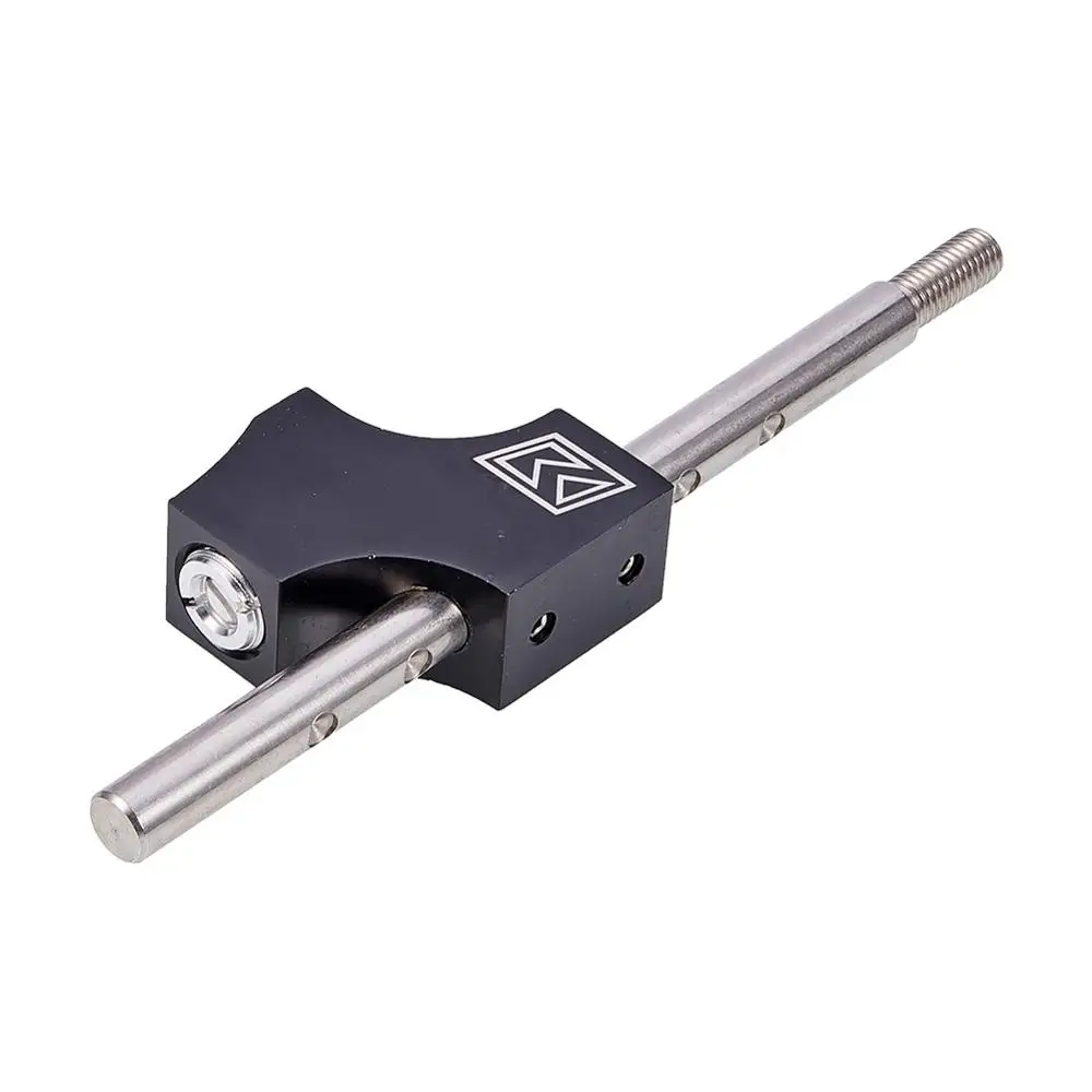 Черное удлинение ручки переключения передач для автомобиля гоночный алюминий