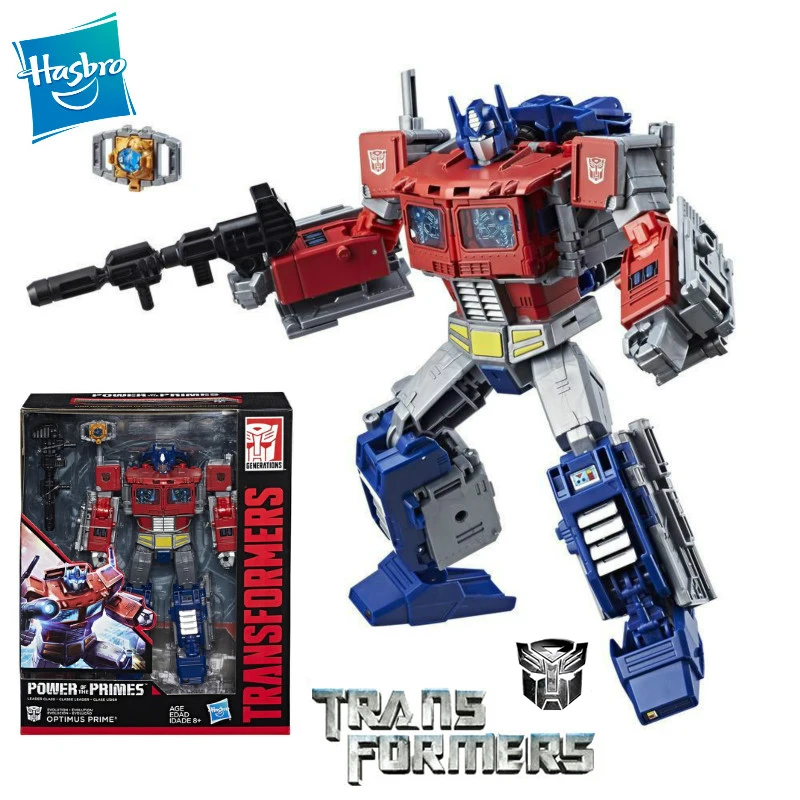 

23CM NEW Hasbro Transformers: Generations Power of The Primes Leader Evolution Optimus Prime PVC Action & Toy Figures E1147