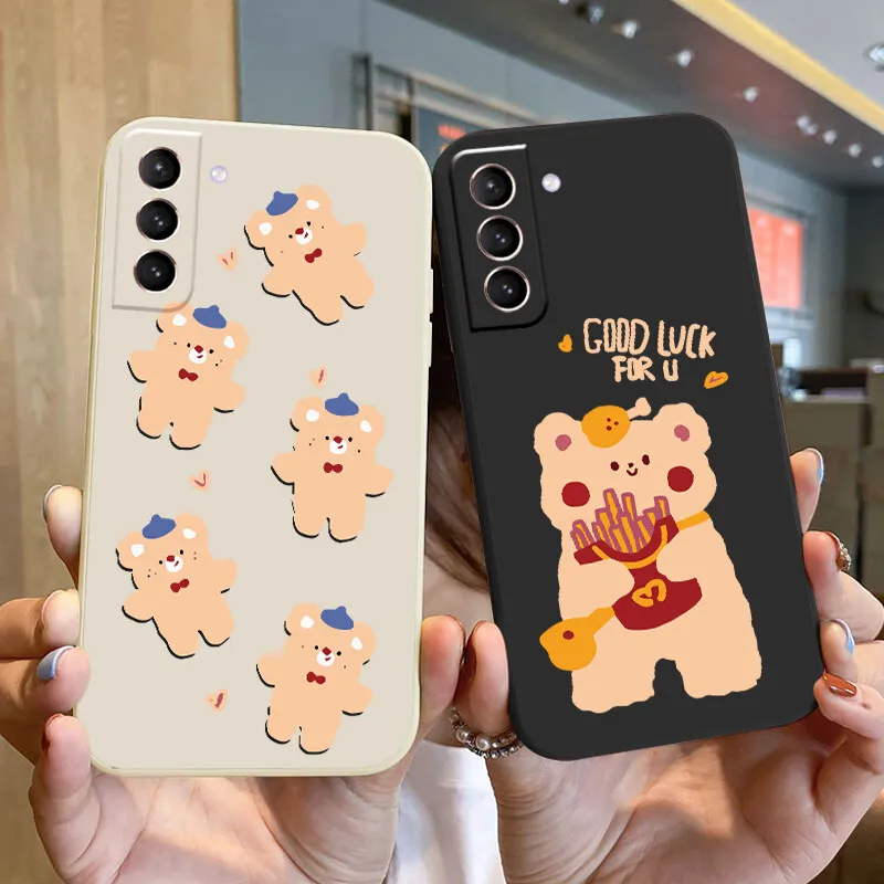 nohon liquid silicone casing for samsung s7 s8 plus s9 s10e lite s20 fe ultra s21 plus phone case ins silicone cover free global shipping