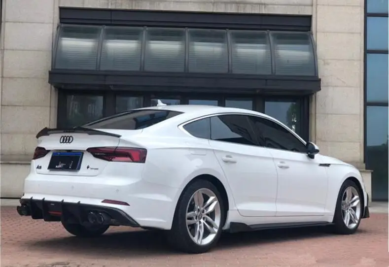 Для Audi A5 S5 RS5 B9 2017 2018 2019 2020 углеродное волокно передний задний бампер диффузор губа