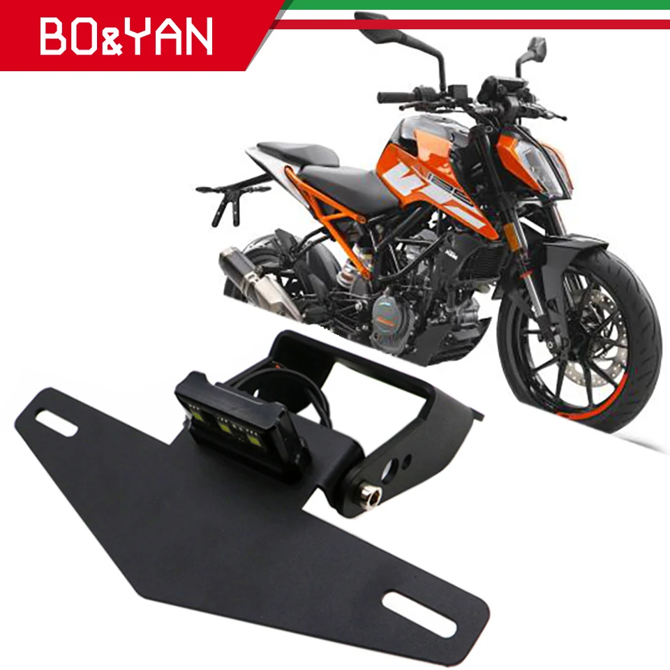 Для KTM DUKE 125 200 390 RC390 2017 2018 2019 Мотоцикл Регулируемый угол номерной знак