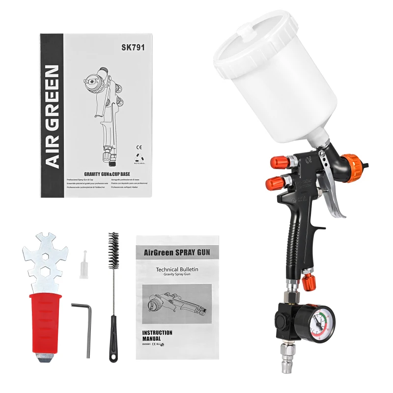 

1.3mm Nozzle Professional Air Spray Gun Paint Mixing Cup Professional HVLP Mini Spray Gun Spray Gun Pneumatic Tool