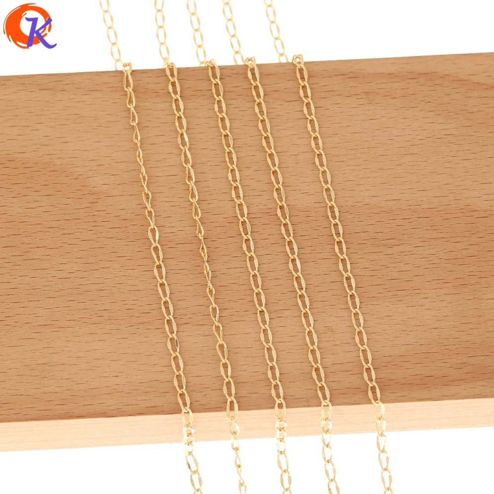 

Cordial Design 5M/Lot Jewelry Accessories/Gold Chains/Bracelet Findings/Genuine Gold/Hand Made/DIY Making/Chains For Necklace