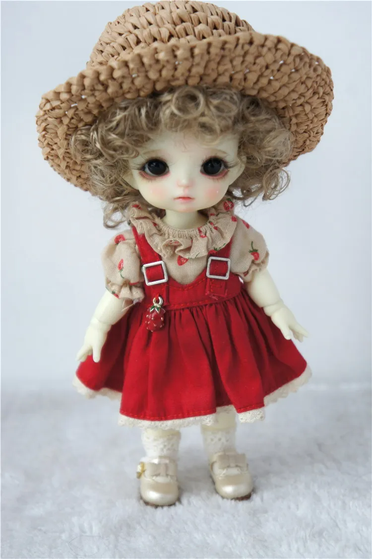JD522 1/8 1/6 милый курчавый BJD синтетический парик для куклы мохеровый костюм Размер