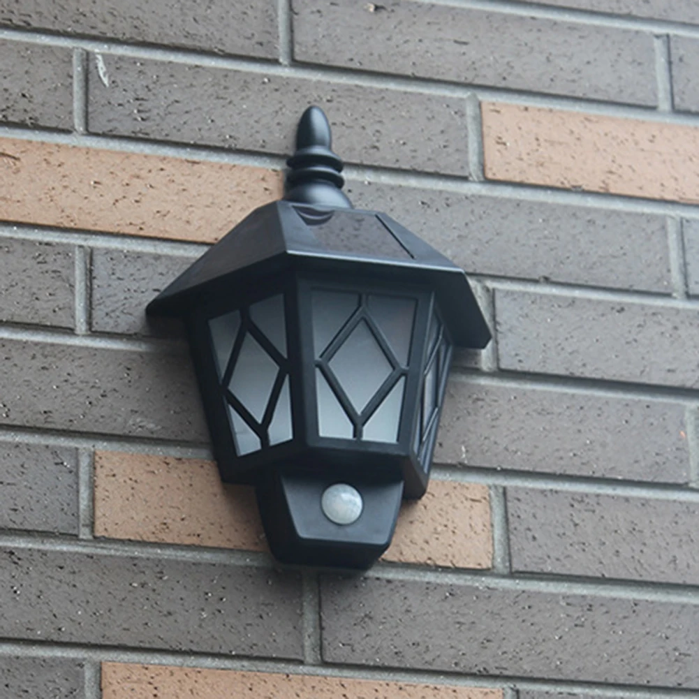 

Светодиодный светильник на солнечной батарее, настенный водонепроницаемый фсветильник с пассивным ИК датчиком движения, уличное украшени...