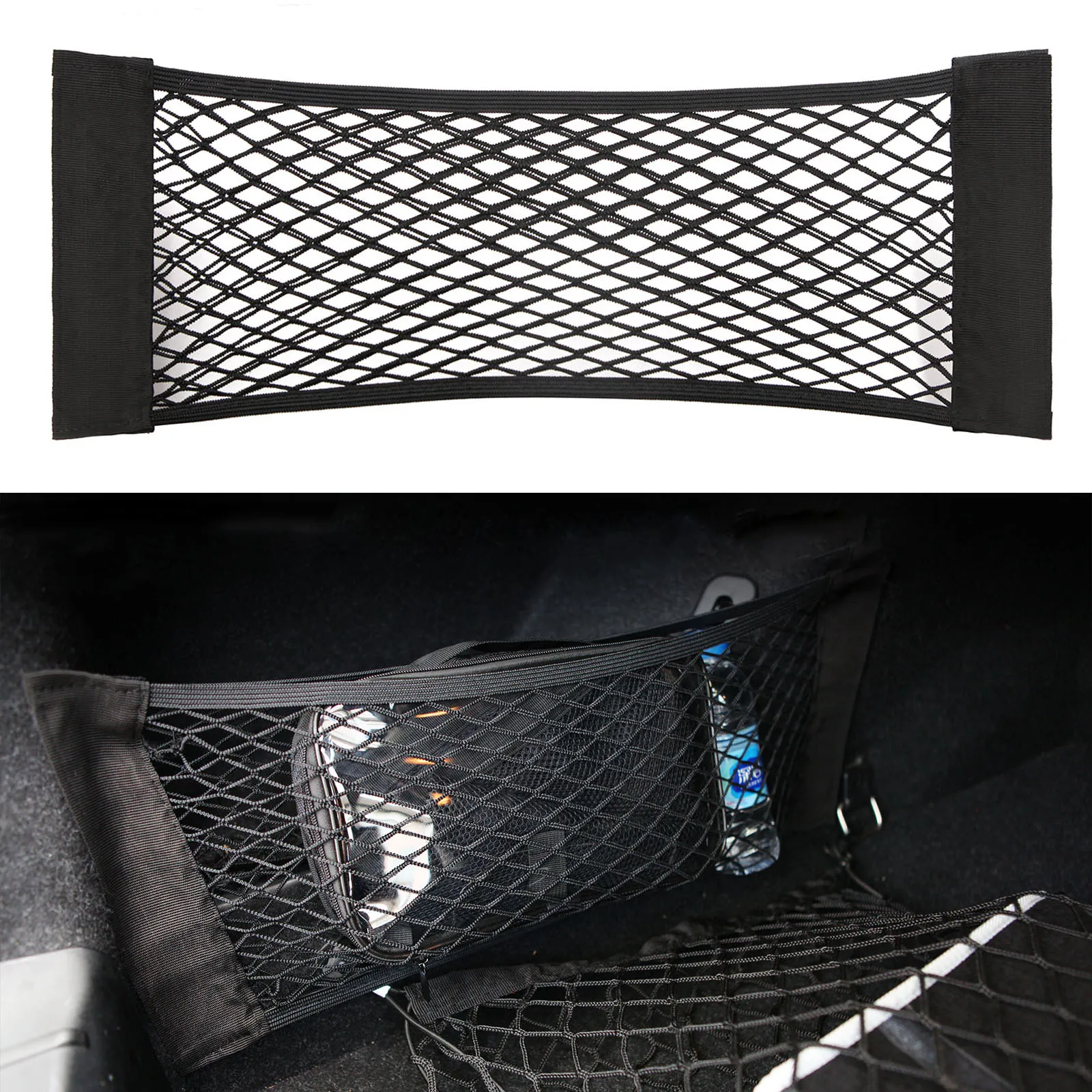 Протектор БАГАЖНИКА АВТОМОБИЛЯ сетчатый органайзер сетка задние наклейки для