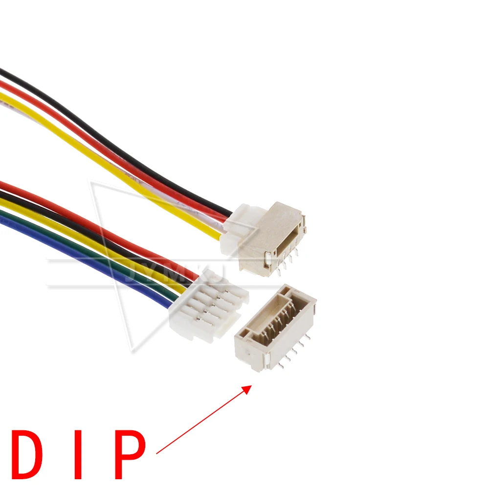 5 комплектов Американская классификация проводов 2р/3 P/4 P/5 P/6 Pin JST GH серия 1,25 разъем с проводом 100/150 мм 1007 28 AWG GH1.25 1,25 мм