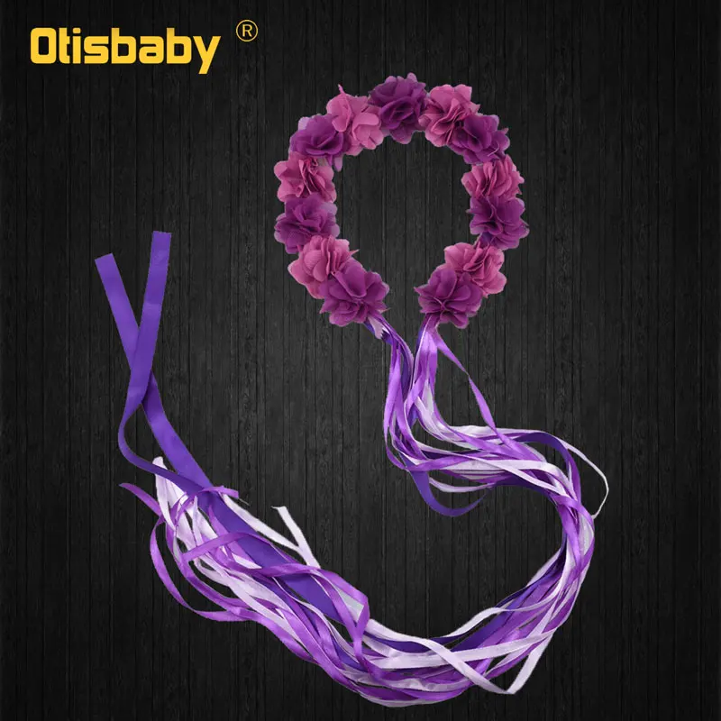 Headband Tangle Рапунцель Костюм принцессы с парик Рапунцель аксессуары София подростковая одежда для девочек платье на день рождения Выпускной детское платье - Цвет: Headband