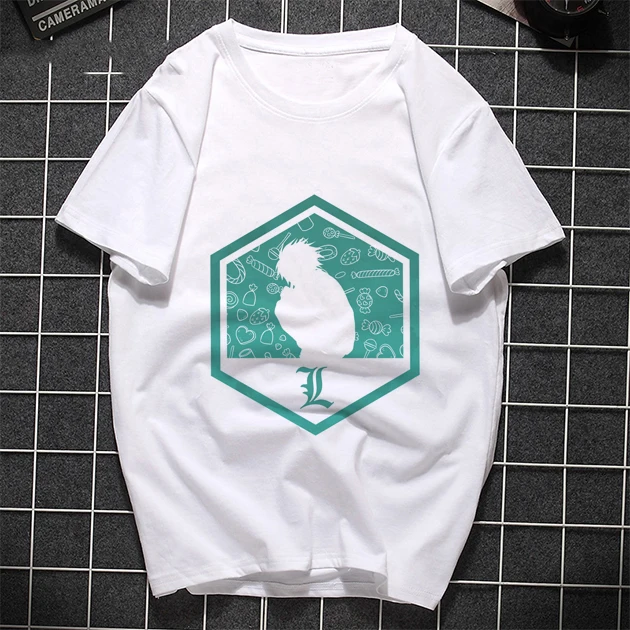 

Summer Death Note T shirt Women Punk T Shirts Women Hip Hop Harajuku Japanese Anime Graphic Tshirts Tops Casual Streetwear