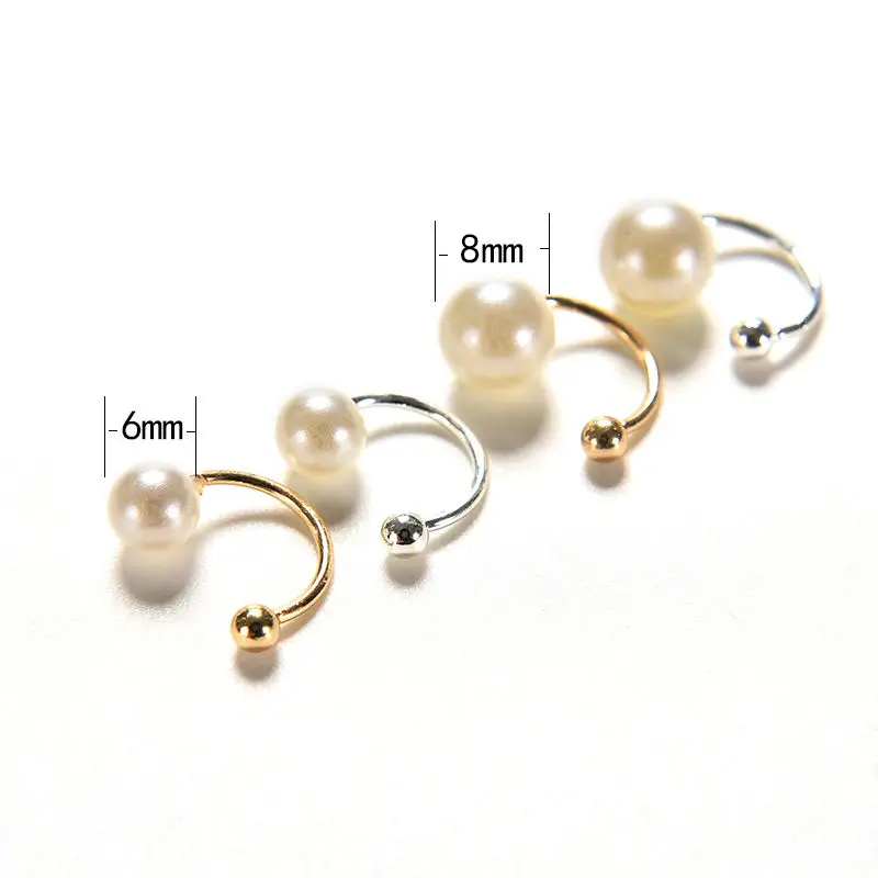 1 шт. прелестные модные туфли изысканный двойной имитация раскаты манжеты уха