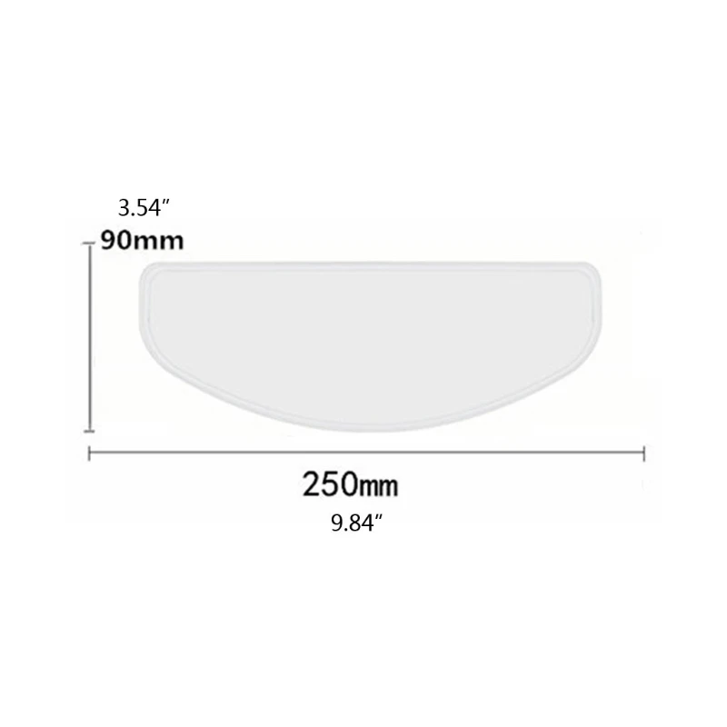 

Clear Anti-Fog Patch Film Universal Lens Film For Motorcycle Visor Shield Fog Resistant Moto Racing Accessories