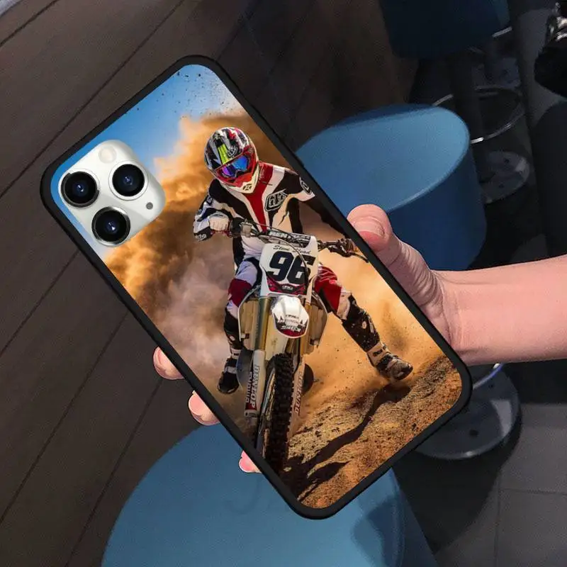 

Moto Cross Motorcycle Sports Phone Case for iPhone 11 12 pro XS MAX 8 7 6 6S Plus X 5S SE 2020 XR shell cover funda