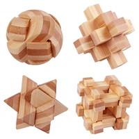 wooden puzzle 3d puzzles games children kong ming luban lock toys educational toys brain teaser intellectual assembling kids toy
