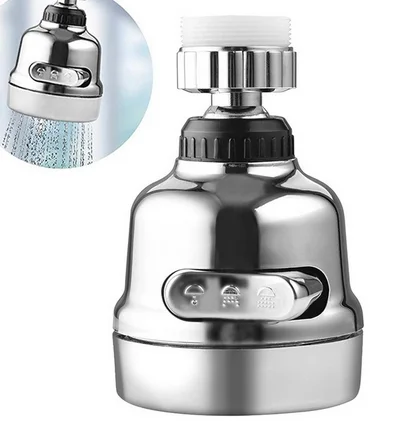 

Adjustable Faucet 360 Degree Rotation Tap Kitchen Water Saving Nozzle Faucet Filter Shower Nozzle Faucet Sprayer Accessories