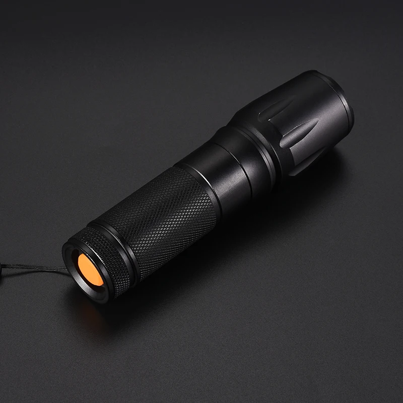 COBA Фонарик светодиодный масштабируемой T6 фонарь водонепроницаемый тактический