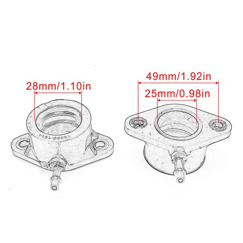 Адаптер для мотоциклетного карбюратора клей впускного коллектора Kawasaki GT550G KZ550G