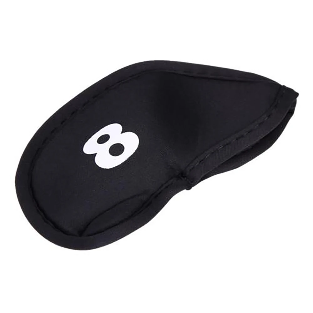 10pcs/set Gift Golf Head Cover Case Cue Club Durable Putter Protector Outdoor Sports Driver Fairway Number Neoprene Practical |