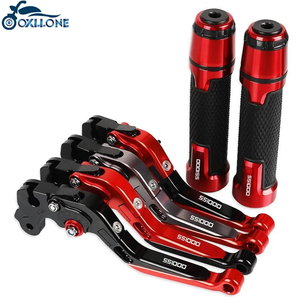 

SS1000 1000SS Motorcycle CNC Brake Clutch Levers Handlebar knobs Handle Hand Grip Ends FOR DUCATI SS1000 1000SS 2003 2004