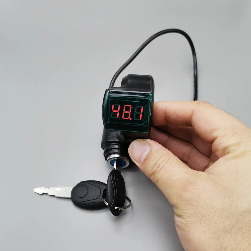 12V 99V ЖК экран для отображения данных о заряде аккумулятора контроль скорости 3