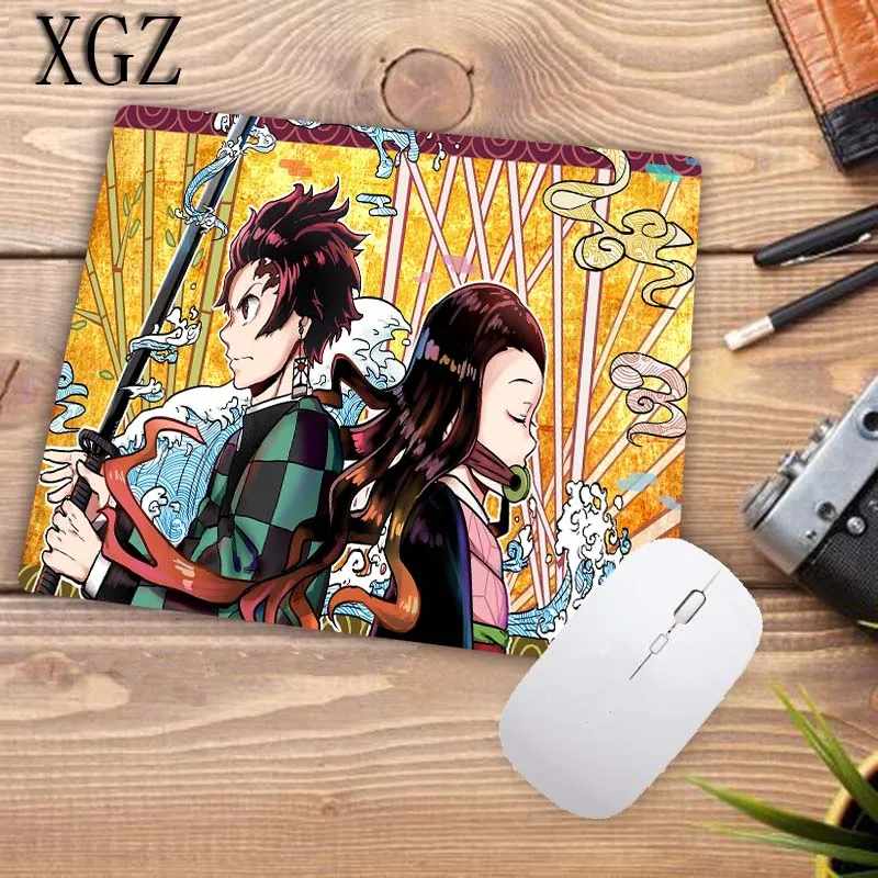 XGZ Высокое качество аниме Kimetsu No Yaiba DIY Дизайн коврик для игровой мыши маленький размер коврик для мыши клавиатуры коврик 22X18 см Большой акция