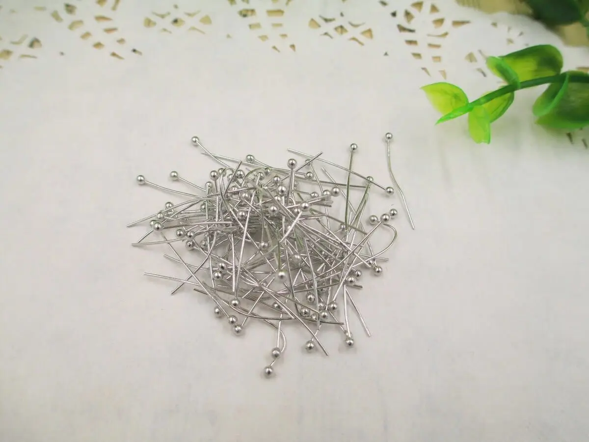 50 шт./лот DIY модные ювелирные аксессуары Висячие колпачки коготь гвозди иглы сплав Материал родиевое покрытие кулон Отдел изготовления - Цвет: White K 20mm