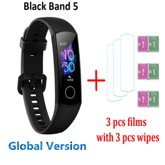 Глобальная версия huawei Honor Band 5 Смарт-браслет пульсометр смарт-браслет водонепроницаемые Смарт-часы - Цвет: Фиолетовый