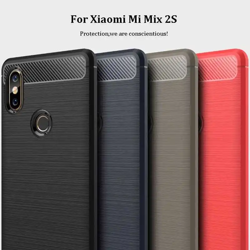 Joomer Ударопрочный Мягкий силиконовый 5 99 "для Xiaomi Mi Mix 2s Чехол для чехол телефона |