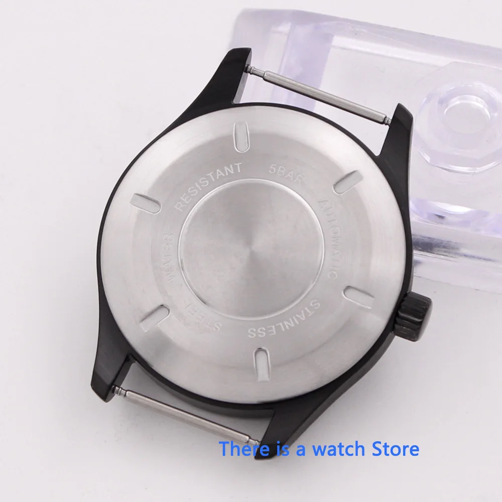 

40mm Corgeut Sterile Mens watch case stainless steel brushed and polished case fit NH35, 36 ETA 2824 automatic mechanical watch