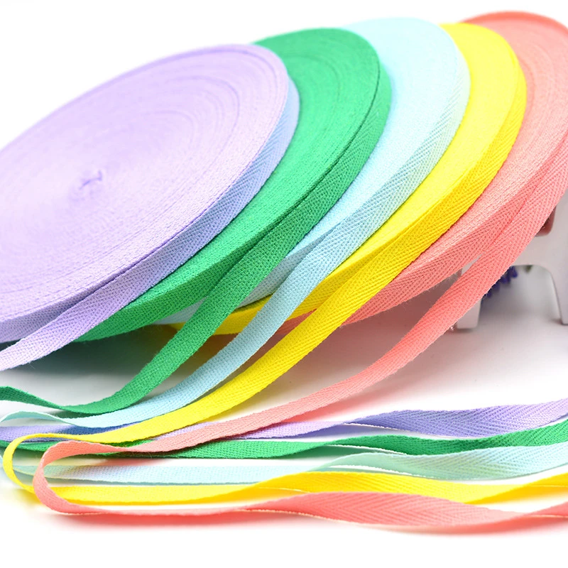 

5yards/Lot 10mm/20mm 100% Cotton Ribbon Hserring Bone Handmade Ribbon Wedding Christmas Decoration DIY Sewing Fabric Crafts