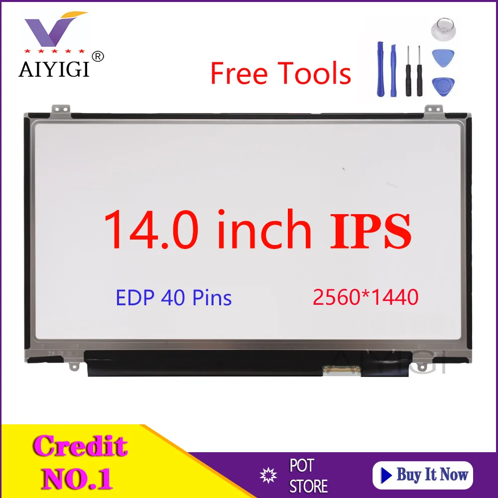 

14,0 дюймов IPS ноутбук ЖК-дисплей Экран LP140QH1 SPB1 FRU 00HN826 LP140QH1 (SP)(B1) матрица Дисплей EDP 40 штифтов Дисплей P/N SD10A09837
