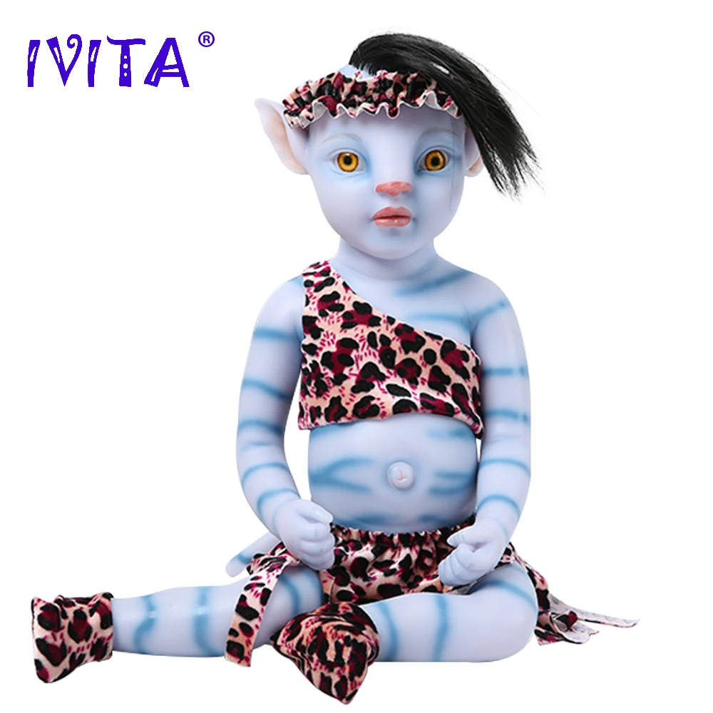 

IVITA WG1808RH 51cm 2900g High Quality Full Silicone Reborn Dolls Lifelike Girl Baby Eyes Opened Film Toys for Children Gift