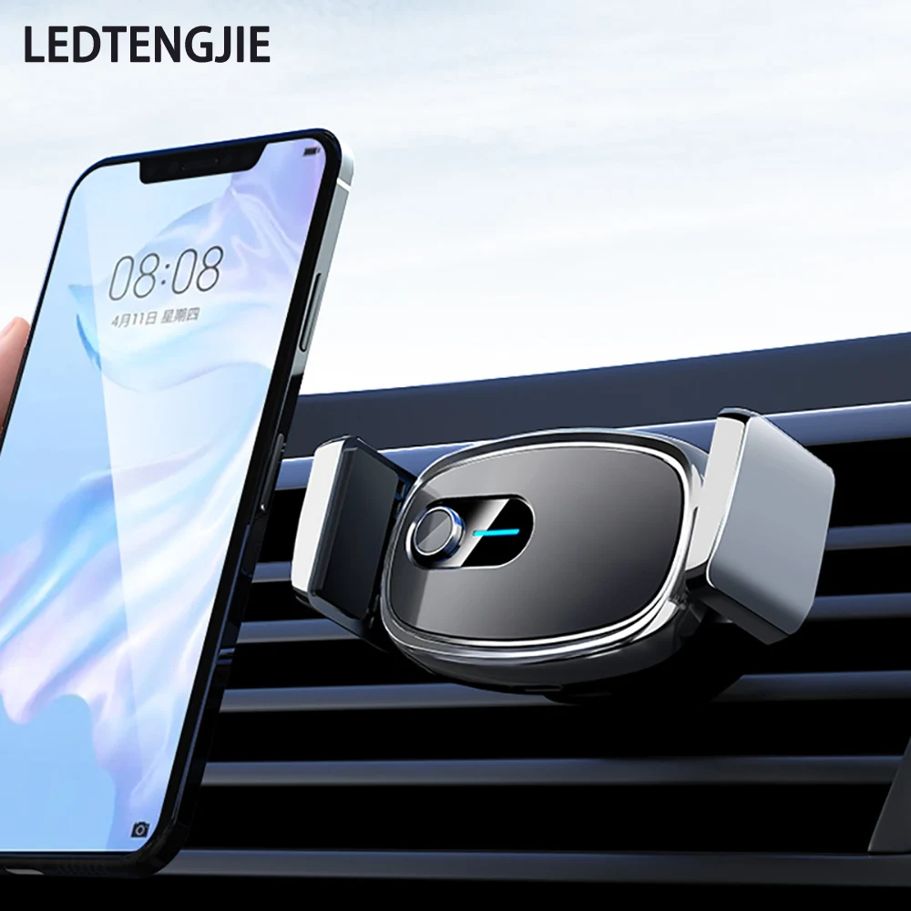 

LEDTENGJIE car phone holder metal navigation car air outlet bracket creative can be rotated at multiple angles