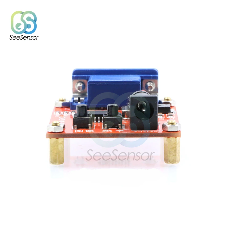 Генератор сигналов VGA тестер с ЖК дисплеем 7 12 В Входная мощность 640*480 800*600 1024*768