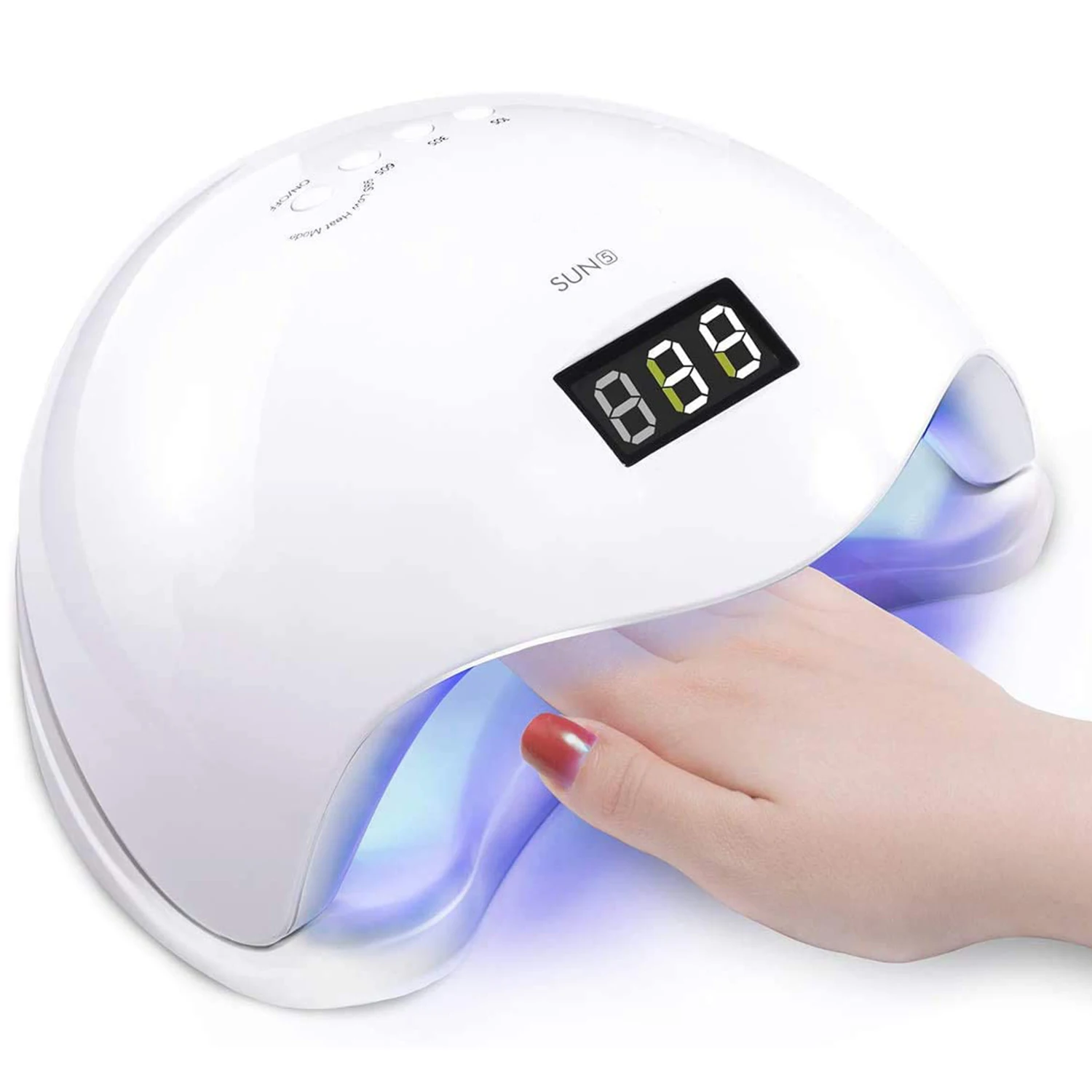 

Sun 5 48W Nail Dryer LED Nail Lamp UV Lamp for Curing All Gel Nail Polish With Motion Sensing Manicure Pedicure Salon Tool