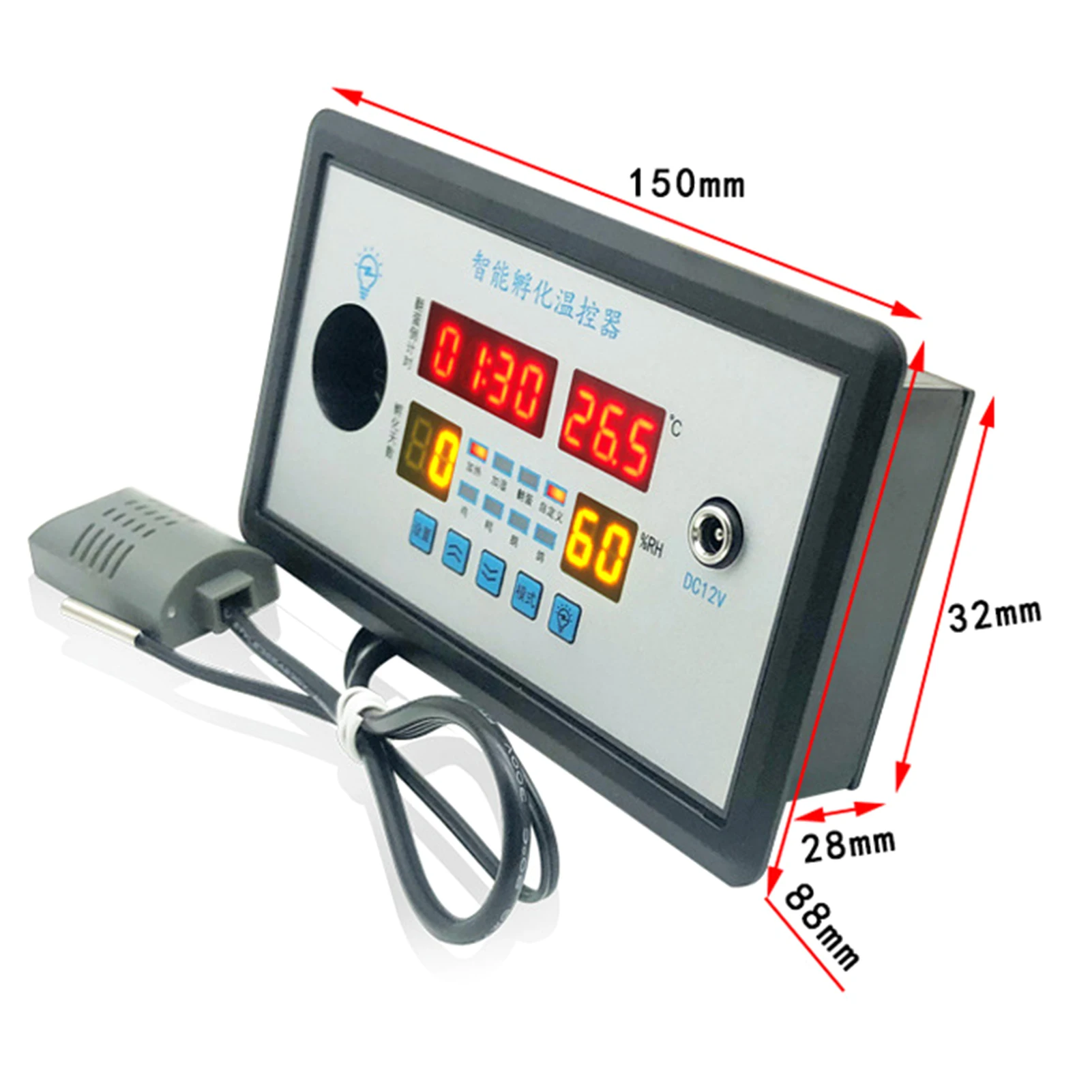 Цифровой регулятор температуры и влажности для инкубации высокоточный