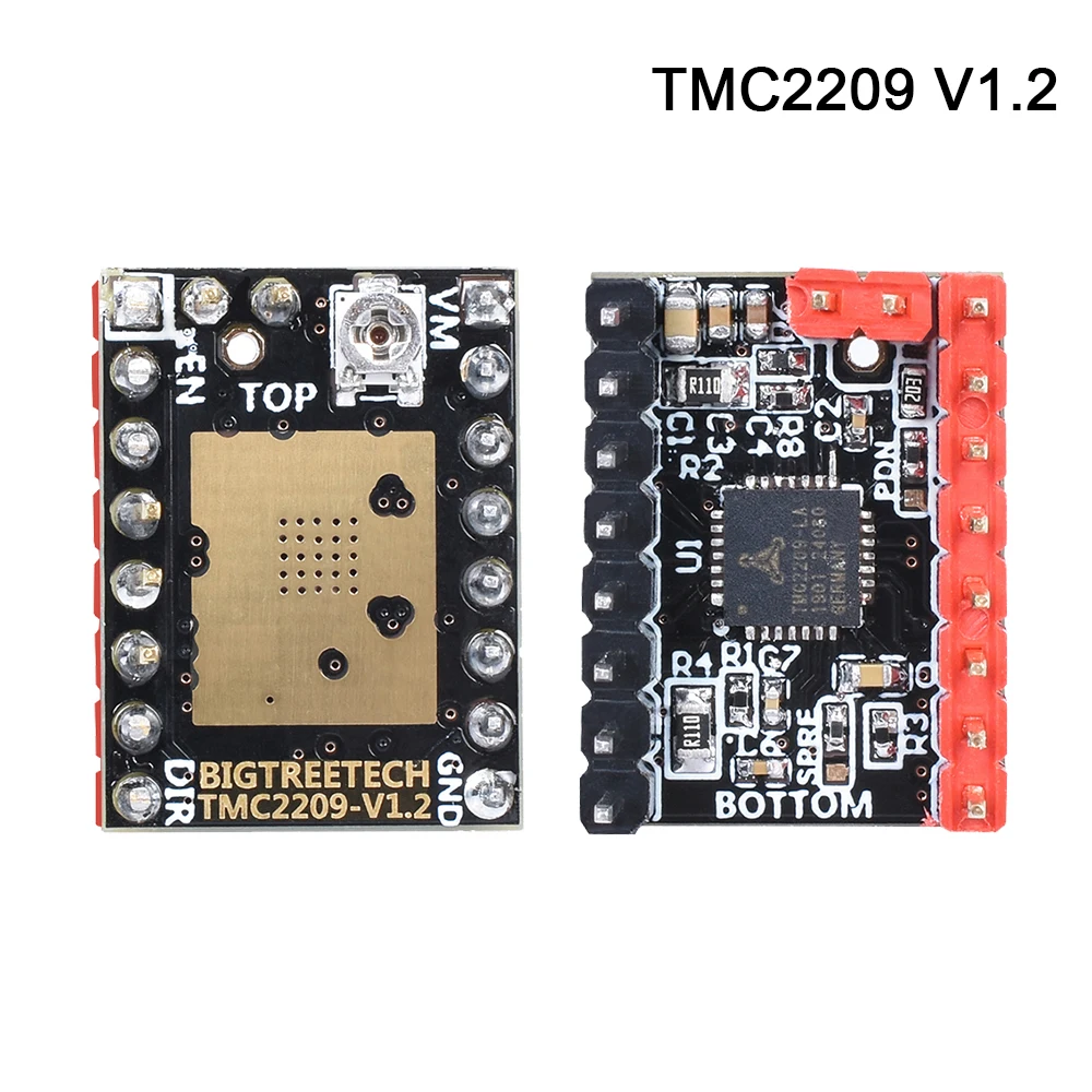 TMC2209 V1.2 5 шт. TMC2209 UART TMC2208 TMC2130 SPI TMC5160 TMC5161 Драйвер шагового двигателя для 3D-принтера SKR V1.3 PRO MINI MKS GEN Reprap - Цвет: TMC2209 V1.2