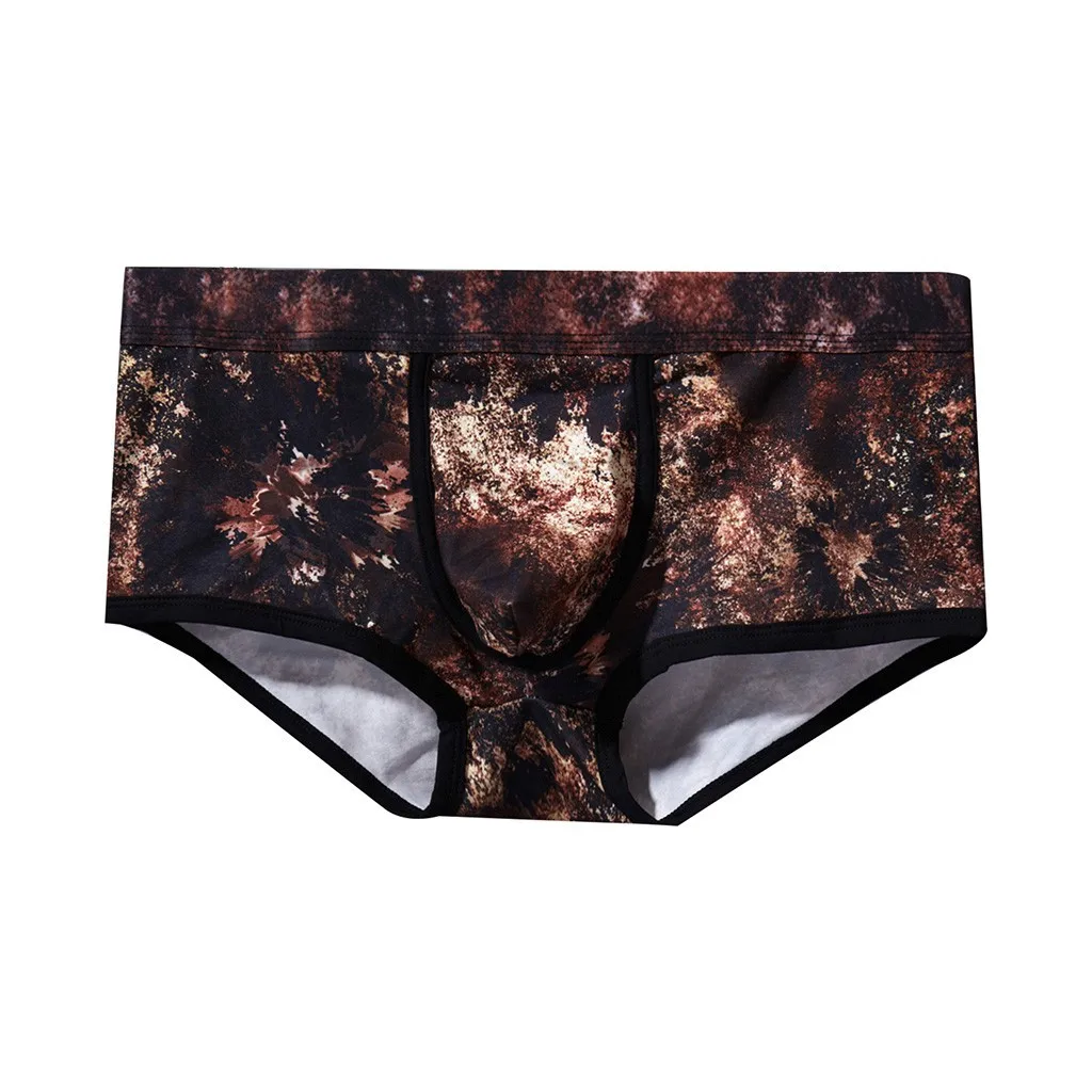 Мужское модное индивидуальное нижнее белье мягкие дышащие трусы короткие